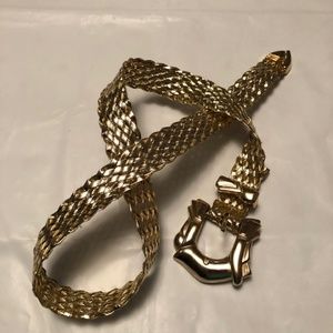 VINTAGE BELT GOLD MESH